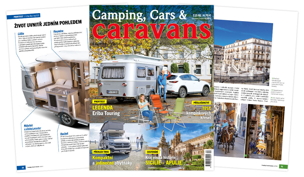 Camping, Cars & Caravans 4/2023 (červenec/srpen)