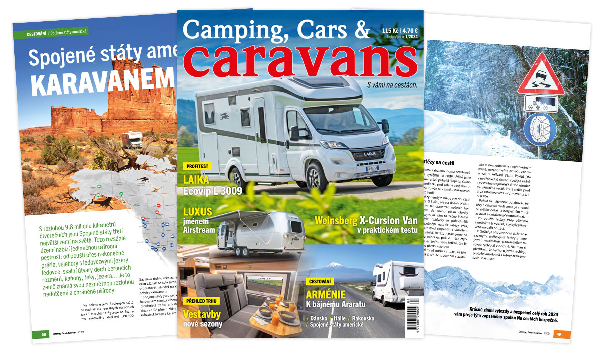 Camping, Cars & Caravans 1/2024 (leden/únor)