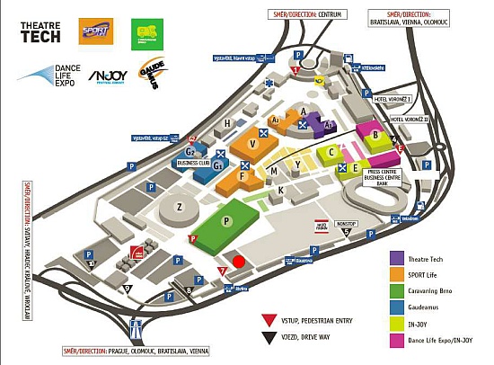 Caravaning Brno Mapa